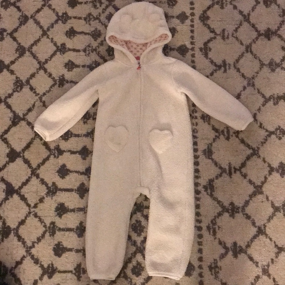 Girls Carter’s fleece suit